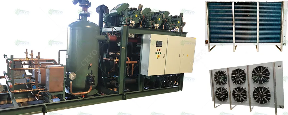 Bitzer screw compressor rack