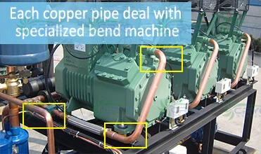 compressor rack systems - copper pipe